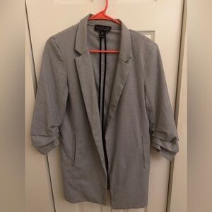 Rachel Zoe Gray Open-Front Women's Blazer